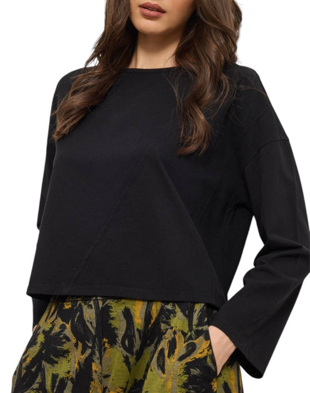 NAMASTE ΜΠΛΟΥΖΑ WW0725014-BLACK Black φωτογραφία