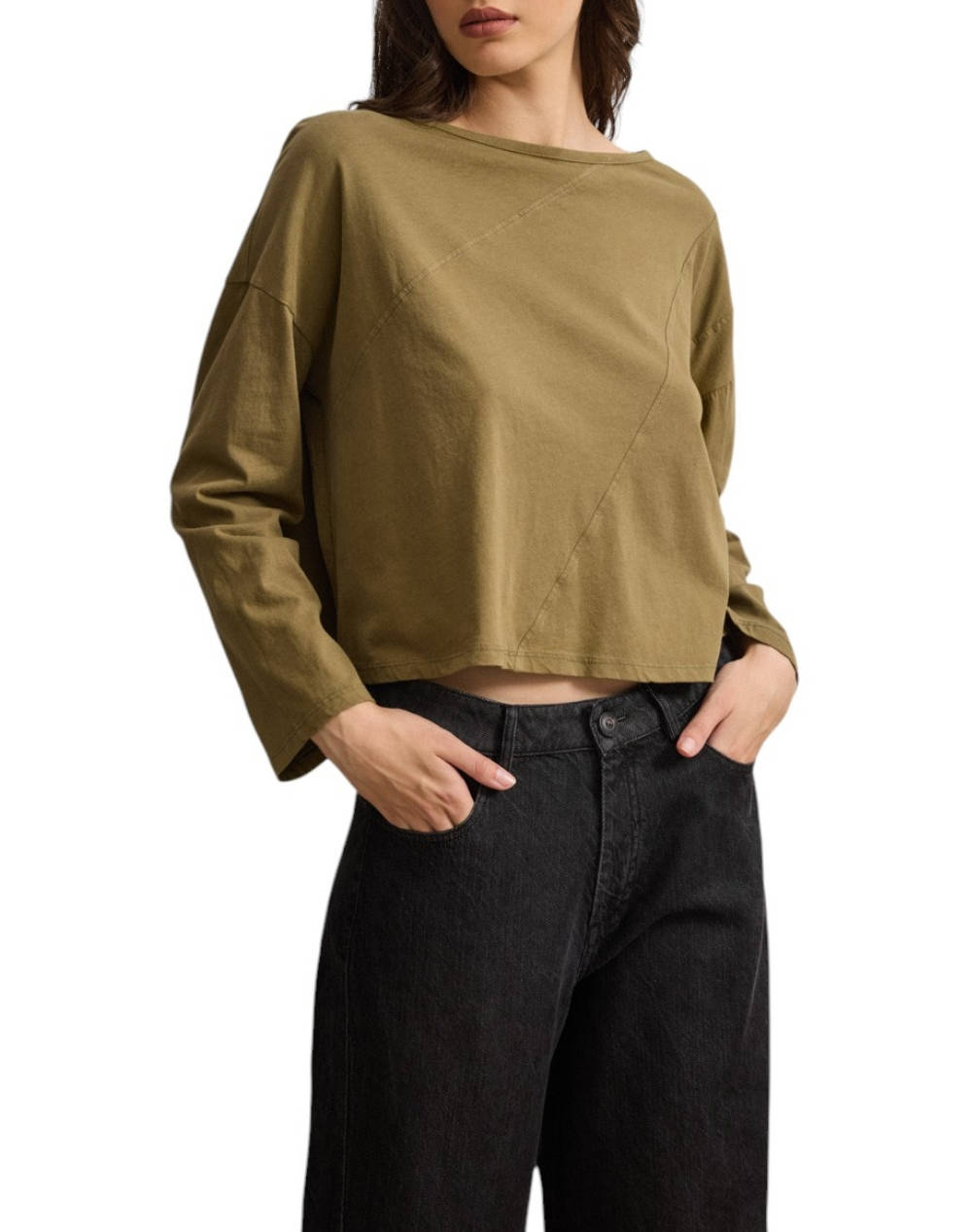 NAMASTE NAMASTE ΜΠΛΟΥΖΑ WW0725014-OILY Khaki