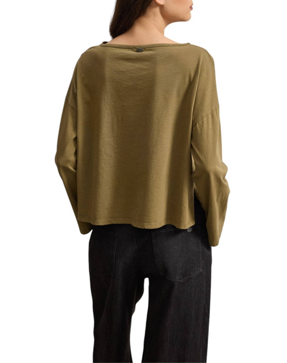 NAMASTE ΜΠΛΟΥΖΑ WW0725014-OILY Khaki φωτογραφία