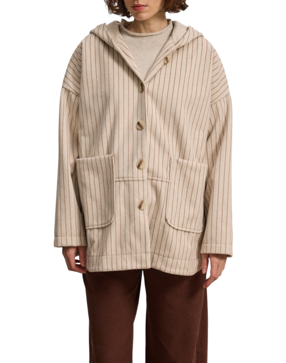 NAMASTE NAMASTE ''ΗΜΙΠΑΛΤΟ NITA_1 WW5125005-CREAM Cream