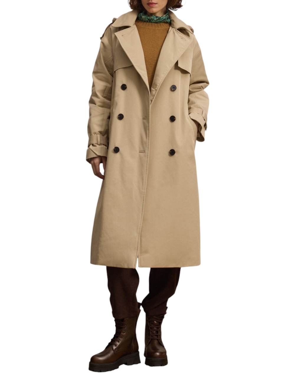 NAMASTE NAMASTE ΗΜΙΠΑΛΤΟ WW5125003-BEIGE Biege