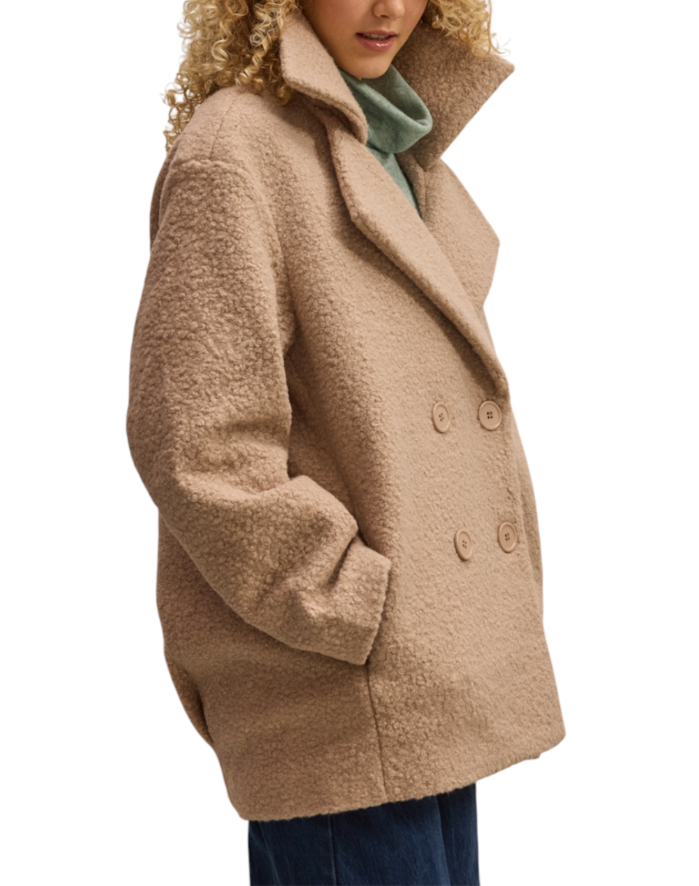 NAMASTE ΗΜΙΠΑΛΤΟ WW5125002-BEIGE Biege φωτογραφία