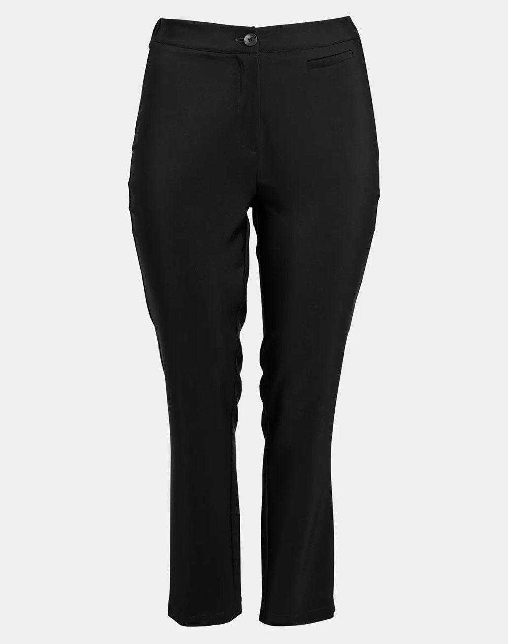 PARABITA PARABITA Παντελόνι κρεπ slim fit 012520287556-002 Black