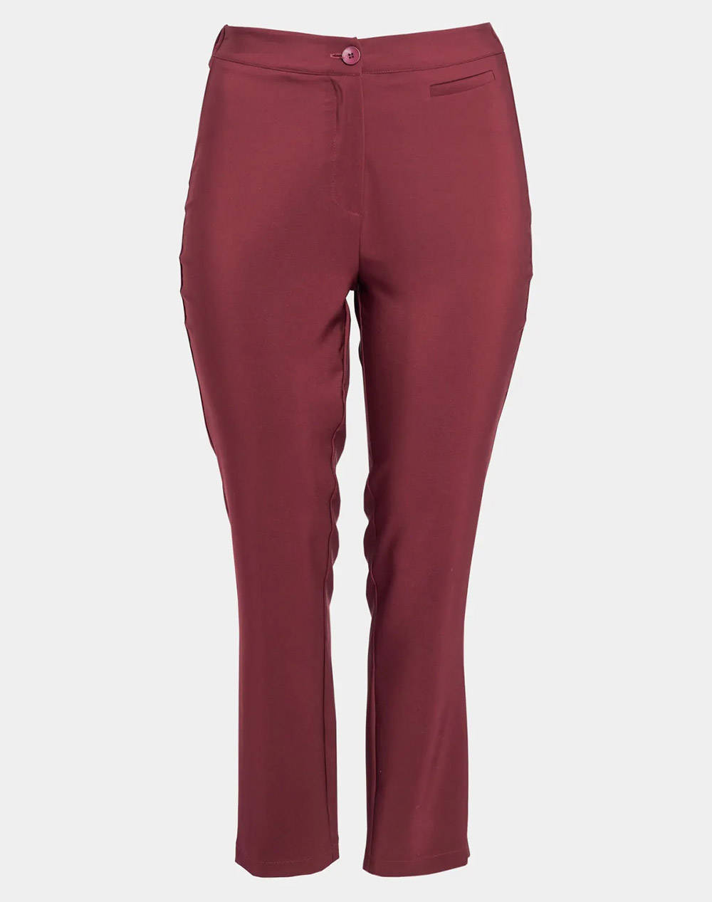 PARABITA PARABITA Παντελόνι κρεπ slim fit 012520287556-034 Bordeux