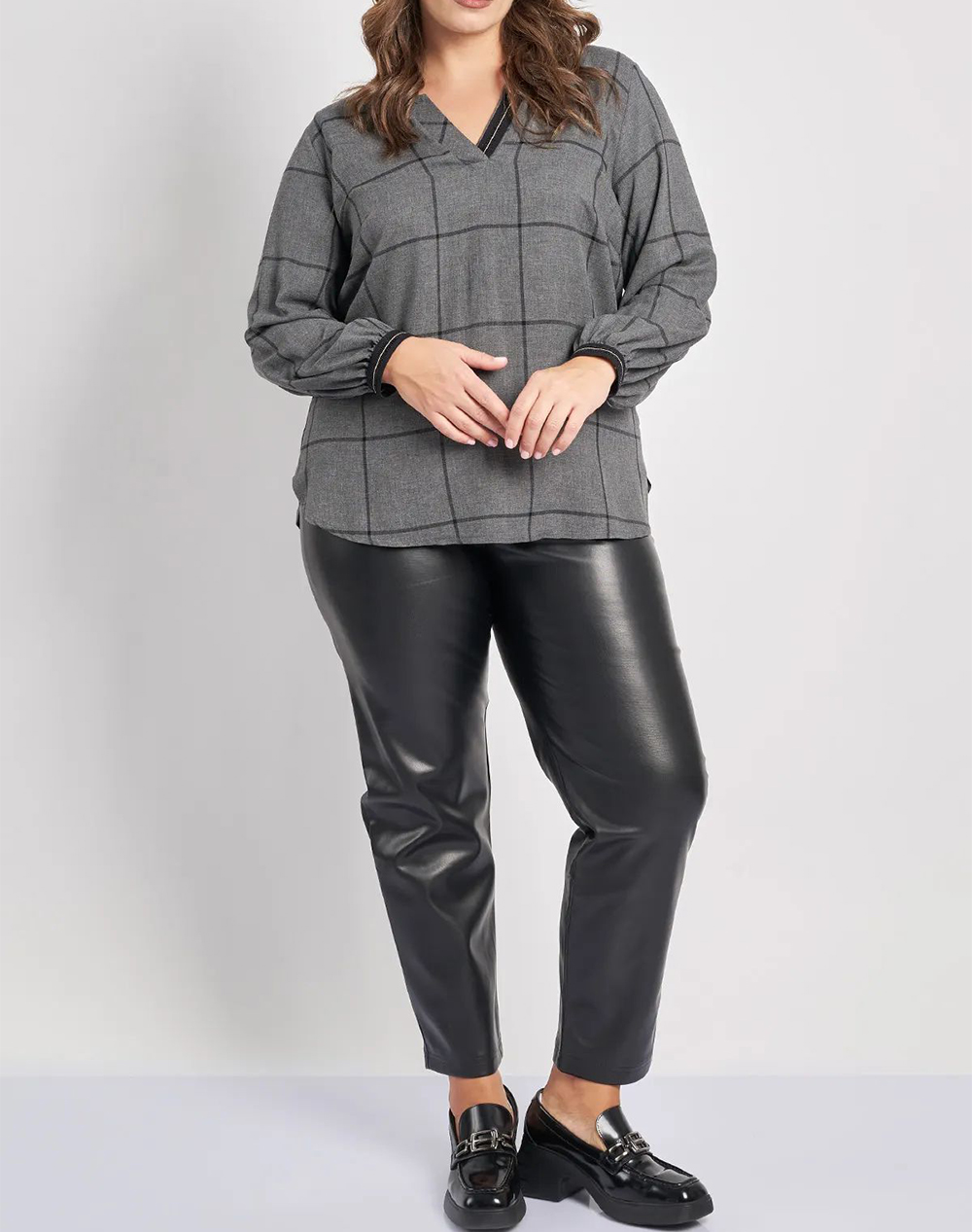 PARABITA Παντελόνι 012520205653-002 Black φωτογραφία