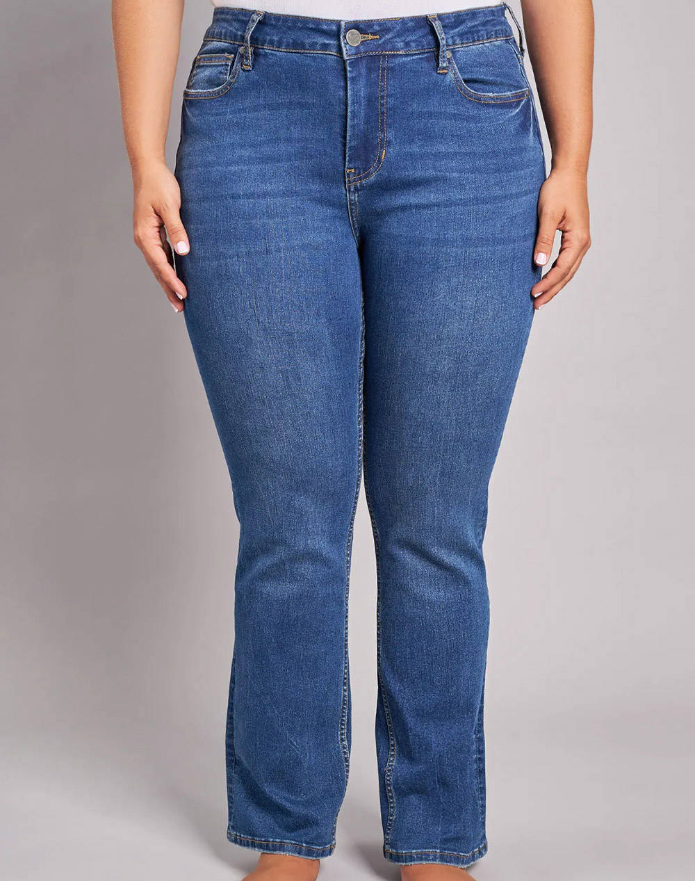 PARABITA PARABITA Παντελόνι Τζιν Bootcut fit μπλε 012520206287-003 DenimBlue