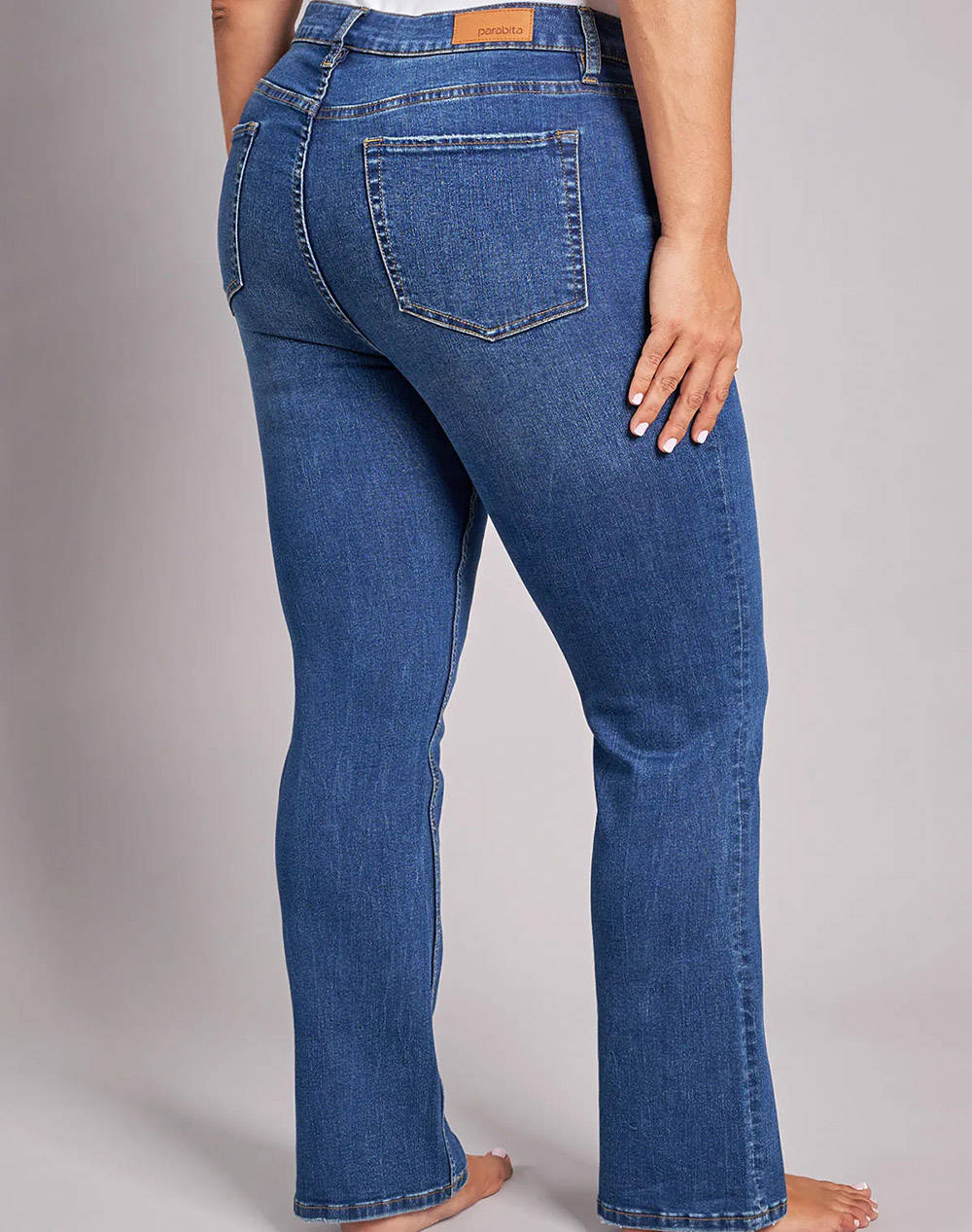 PARABITA Παντελόνι Τζιν Bootcut fit μπλε 012520206287-003 DenimBlue φωτογραφία