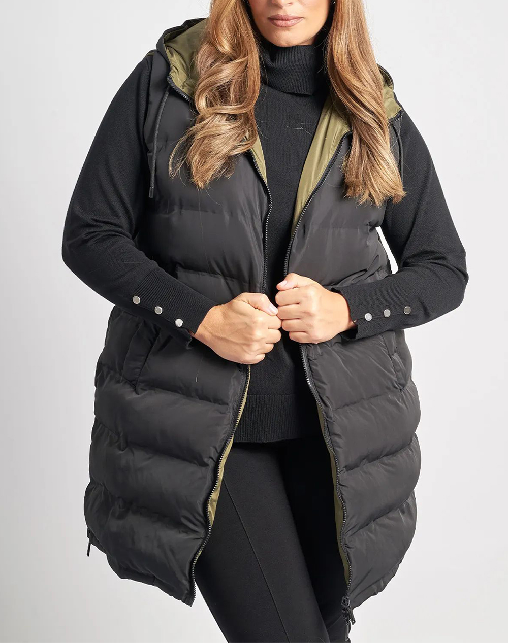 PARABITA PARABITA Αμάνικο μπουφάν διπλής όψης 012520708307-002 Multi