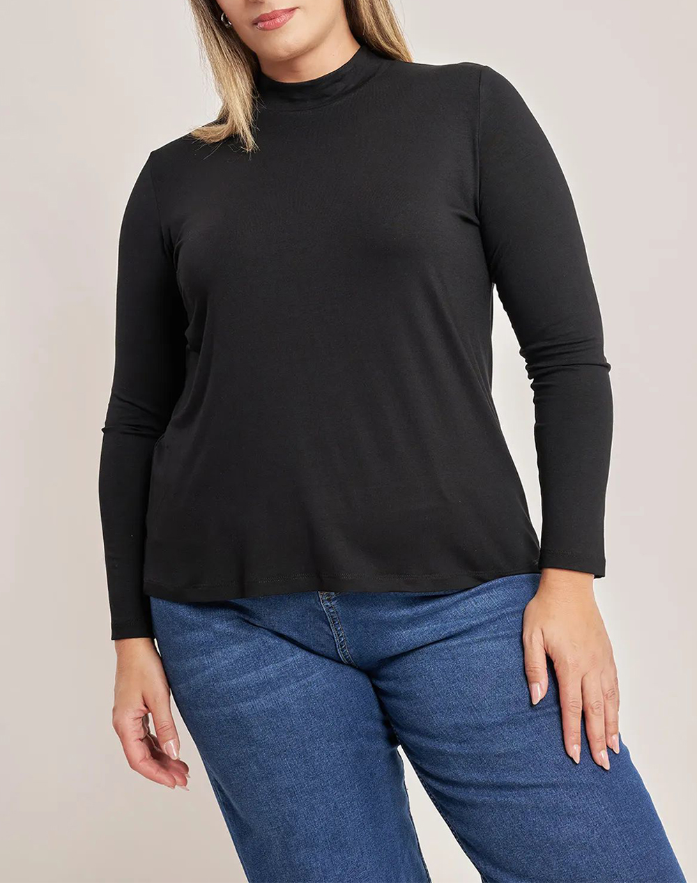 PARABITA PARABITA Μπλούζα Basic ζιβάγκο 002420107890-002 Black