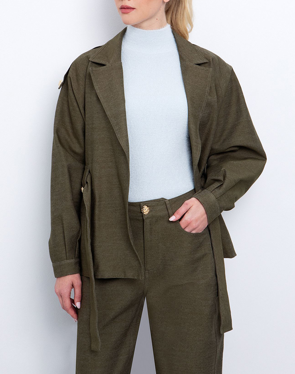 TOI&MOI ΤΖΑΚΕΤ 60-1711-225-334 Khaki