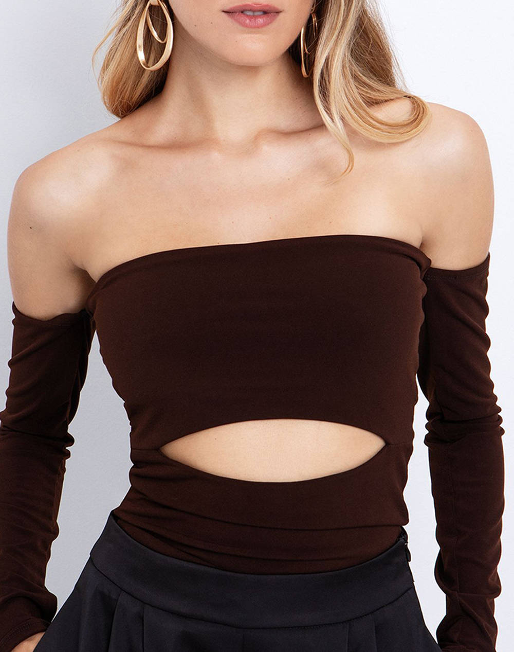 TOI&MOI ΜΠΛΟΥΖΑ 80-6564-225-330 DarkBrown φωτογραφία