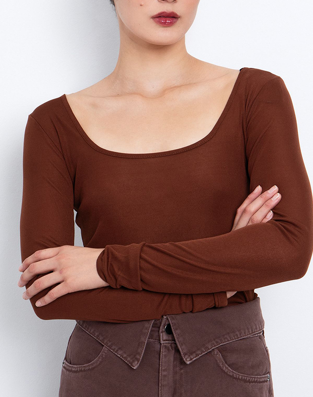 TOI&MOI ΜΠΛΟΥΖΑ 80-6668-225-330 Brown