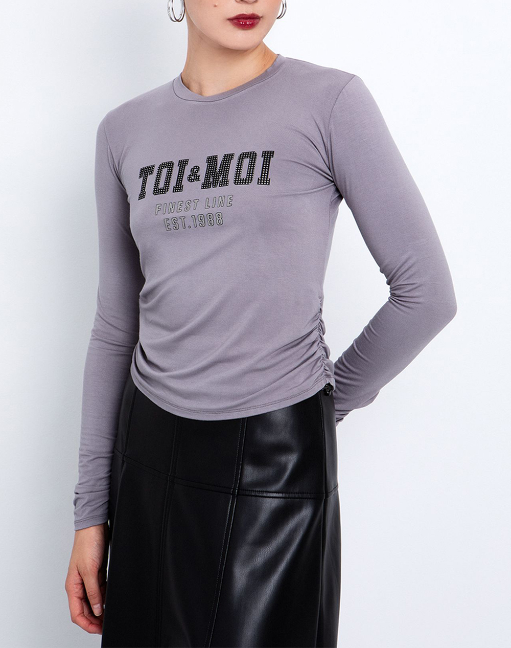 TOI&MOI ΜΠΛΟΥΖΑ 80-6690-225-310 Gray