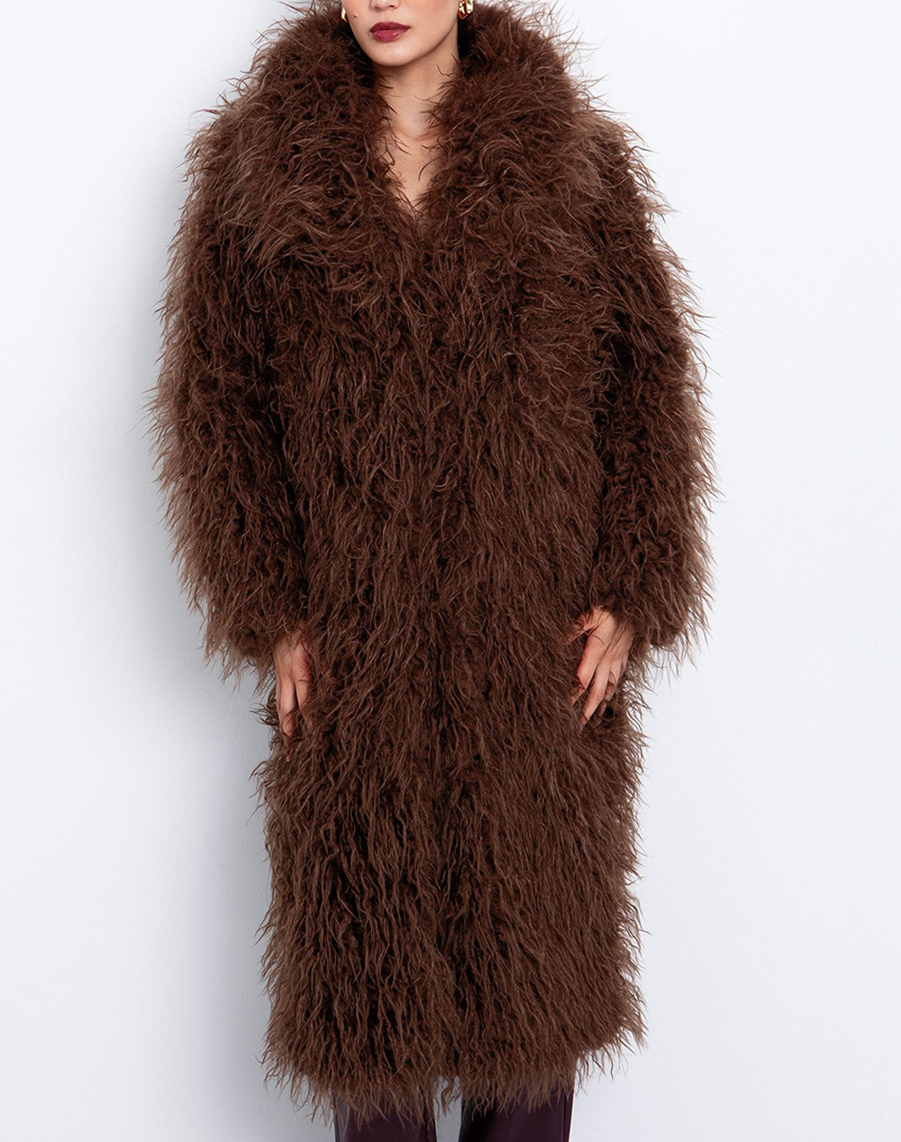 Παλτό γυναικεία σε καφε