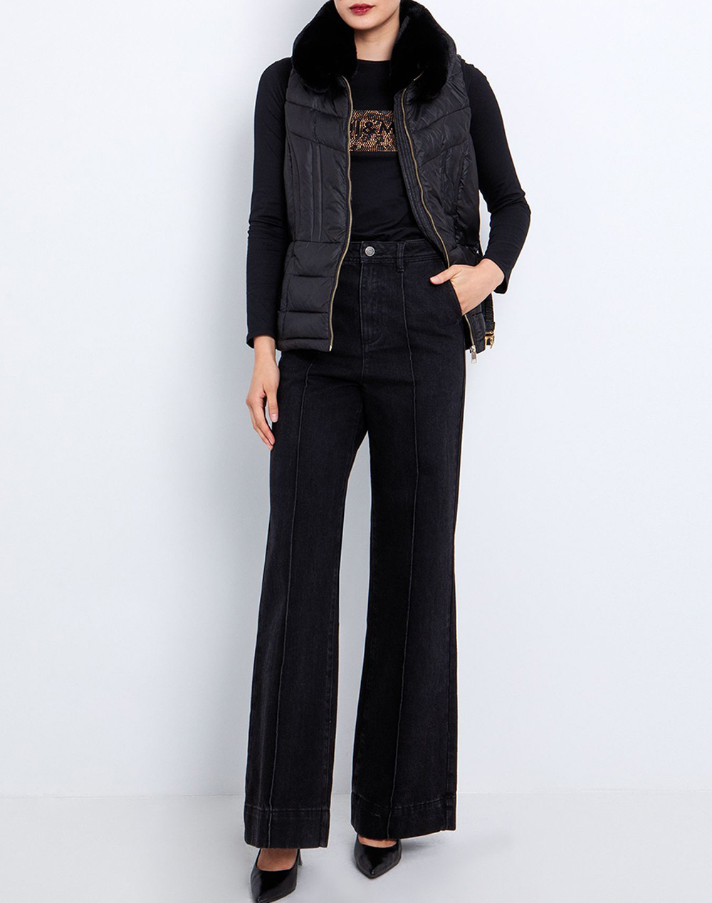 TOI&MOI ΓΙΛΕΚΟ ΚΑΠΙΤΟΝΕ 60-1673-225-320 Black φωτογραφία