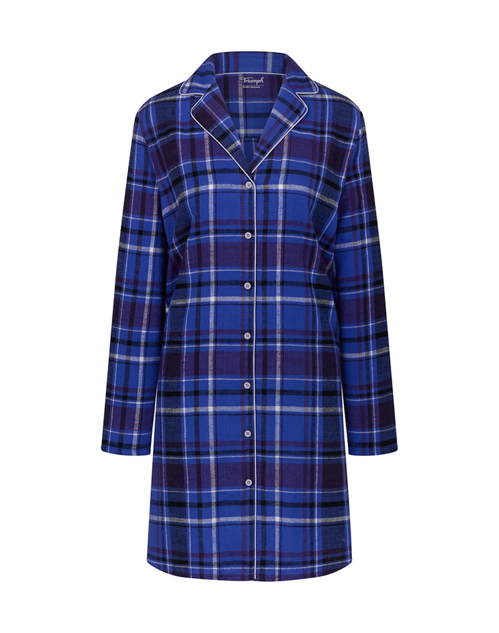 TRIUMPH Boyfriend NDW 01 X Checks 10225061-M008 DarkBlue φωτογραφία