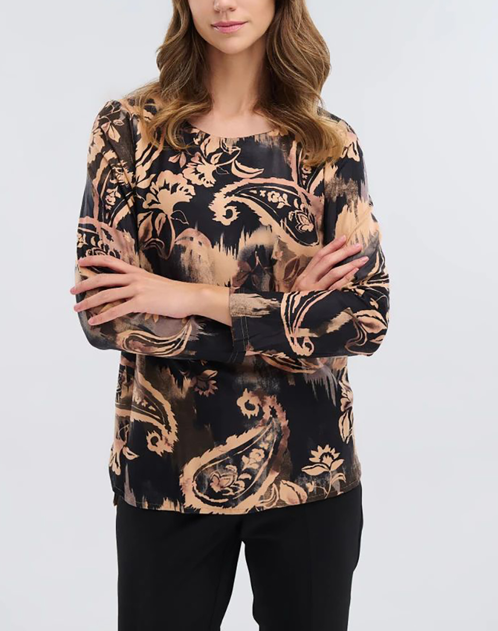 FIBES ΜΠΛΟΥΖΑ 03-7299-BLACK Multi