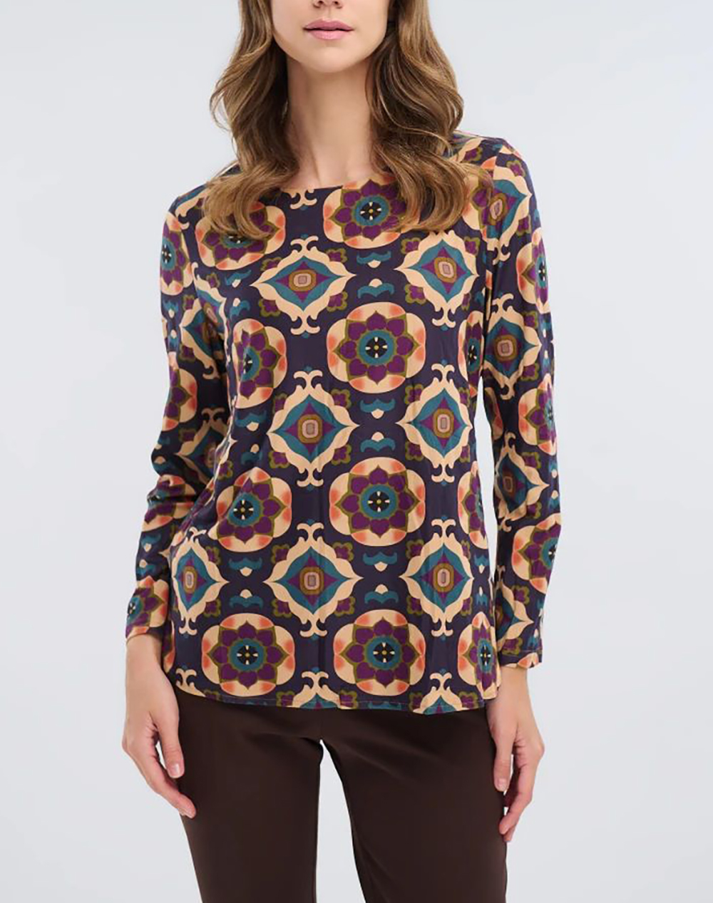 FIBES ΜΠΛΟΥΖΑ 03-7297-BLUE ROYAL Multi