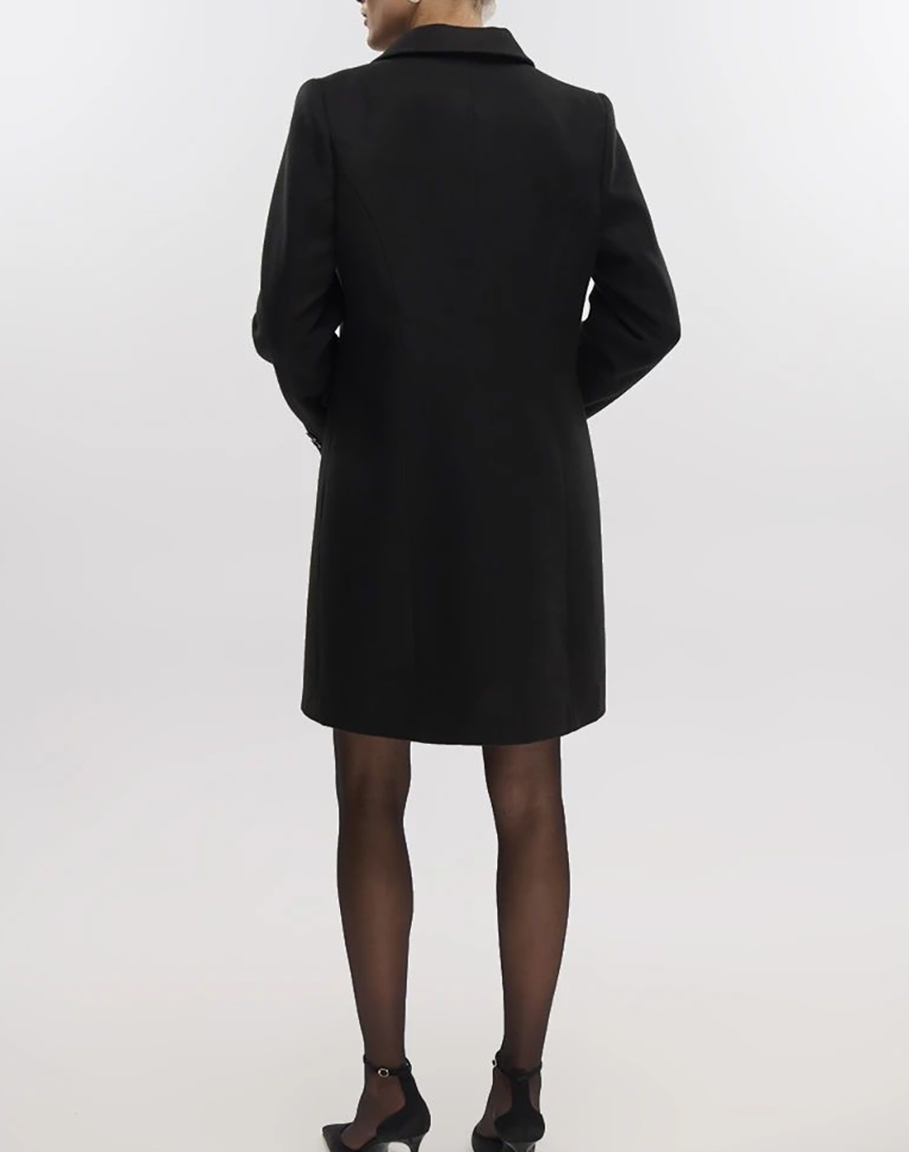 VETO ΠΑΛΤΟ 01-6117-BLACK Black φωτογραφία