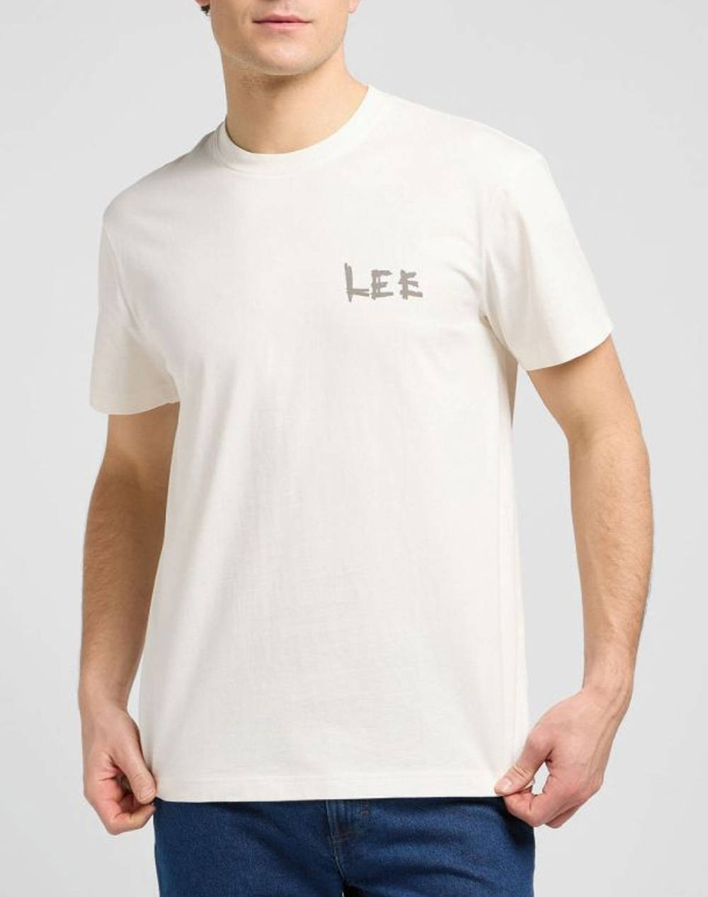 LEE RELAXED GRAPHIC TEE 112370517-ECRU Ecru