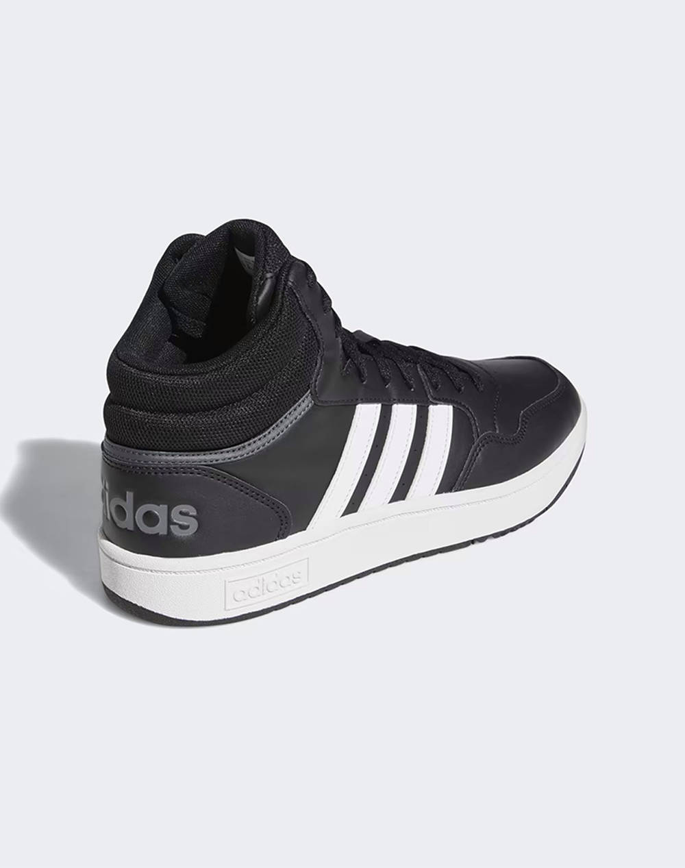 Adidas Hoops 3 0 Mid Gw3020-Black Black ανδρικά αθλητικά παπούτσια Politikos Shop Πολιτικός