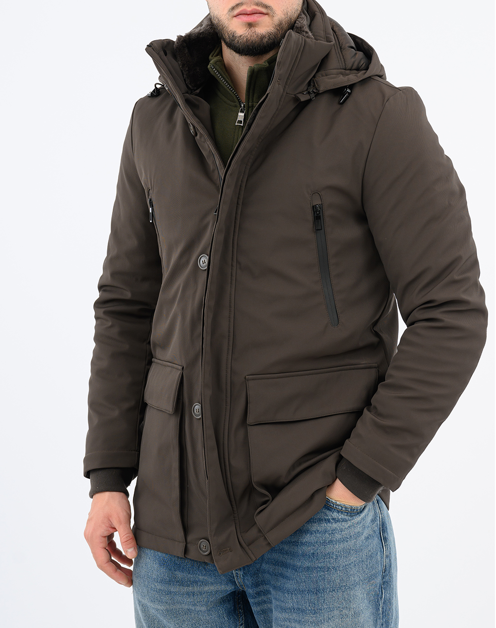 ADIMARI ΜΠΟΥΦΑΝ JOHN BLACK 25W.SE.022.01-MARRONE Brown φωτογραφία