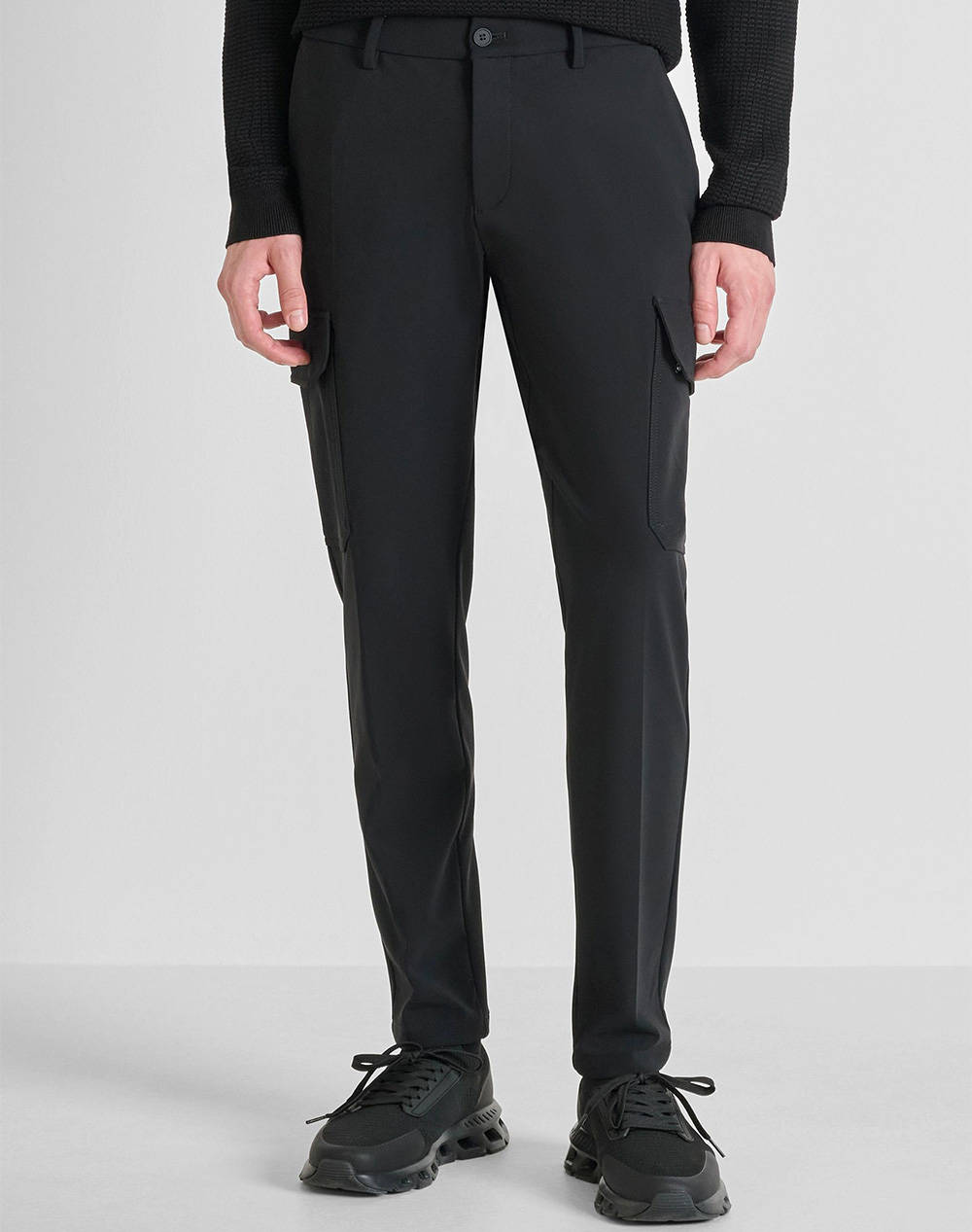 ANTONY MORATO ANTONY MORATO MMTR00765FA600297 MIN OF 6 TROUSERS BJORN SKINNY FIT IN BI-STRETCH FABRIC TECHNO HANDFEEL WITH METAL BADGE ΠΑΝΤΕΛΟΝΙ ΑΝΔΡΙΚΟ TR00765FA60