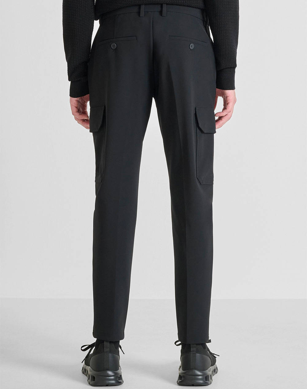 ANTONY MORATO MMTR00765FA600297 MIN OF 6 TROUSERS BJORN SKINNY FIT IN BI-STRETCH FABRIC TECHNO HANDFEEL WITH METAL BADGE ΠΑΝΤΕΛΟΝΙ ΑΝΔΡΙΚΟ TR00765FA60 φωτογραφία