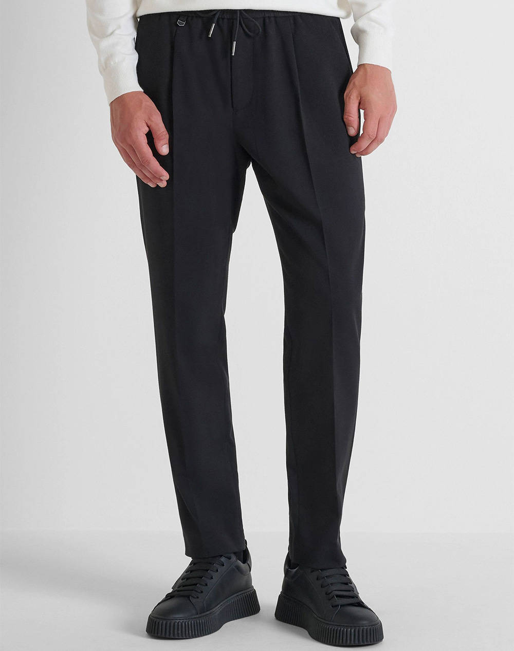 ANTONY MORATO MMTR00748FA600260 MIN OF 6 TROUSERS NEIL REGULAR FIT IN STRETCH VISCOSE BLEND FABRIC TWILL CONSTRUCTION ΠΑΝΤΕΛΟΝΙ ΑΝΔΡΙΚΟ TR00748FA60026