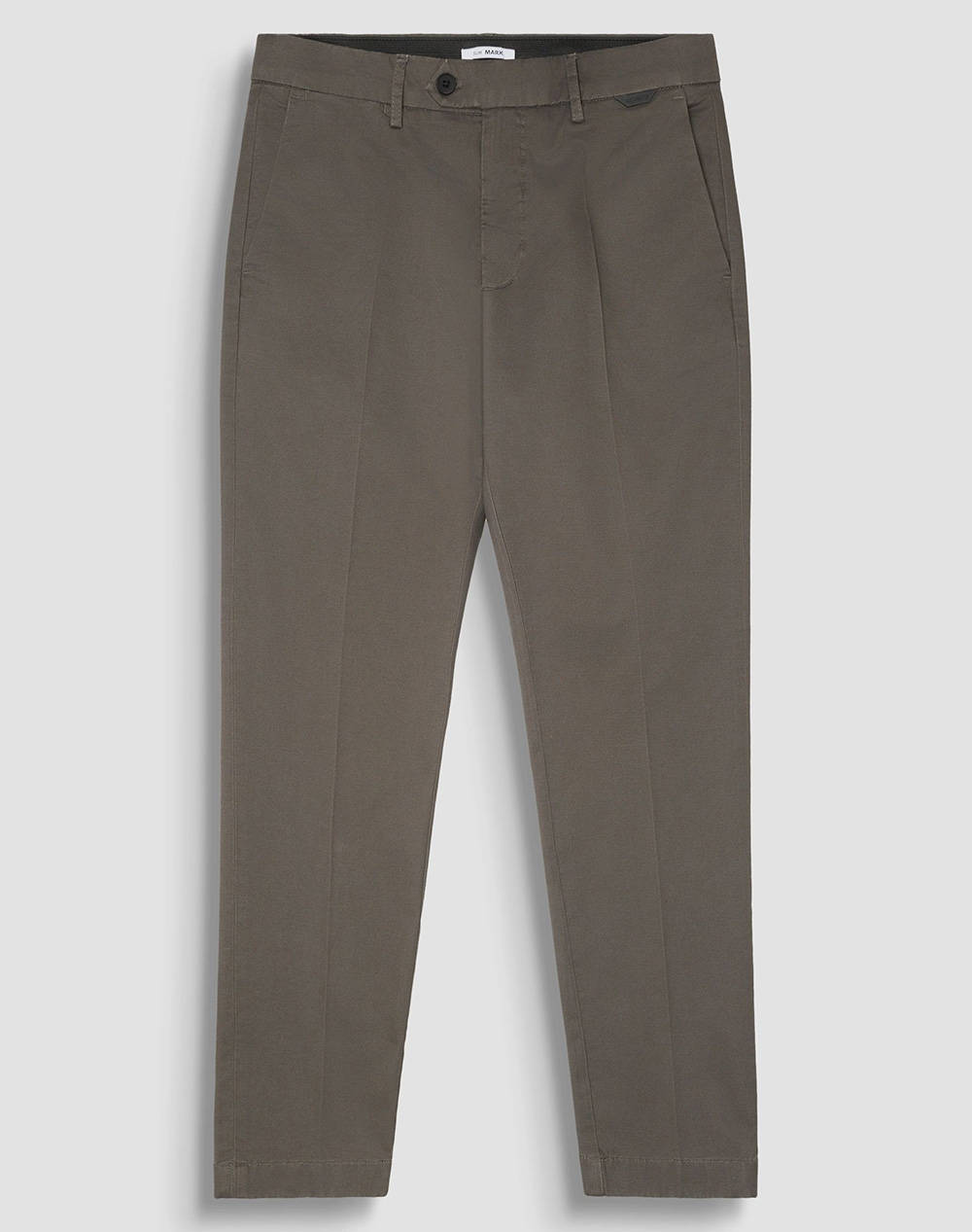 ANTONY MORATO ANTONY MORATO MMTR00764FA800190 MIN OF 6 TROUSERS MARK SLIM FIT IN STRETCH TWILL COTTON FABRIC WITH LOGOED RUBBER FLAG ΠΑΝΤΕΛΟΝΙ ΑΝΔΡΙΚΟ TR00764FA8001