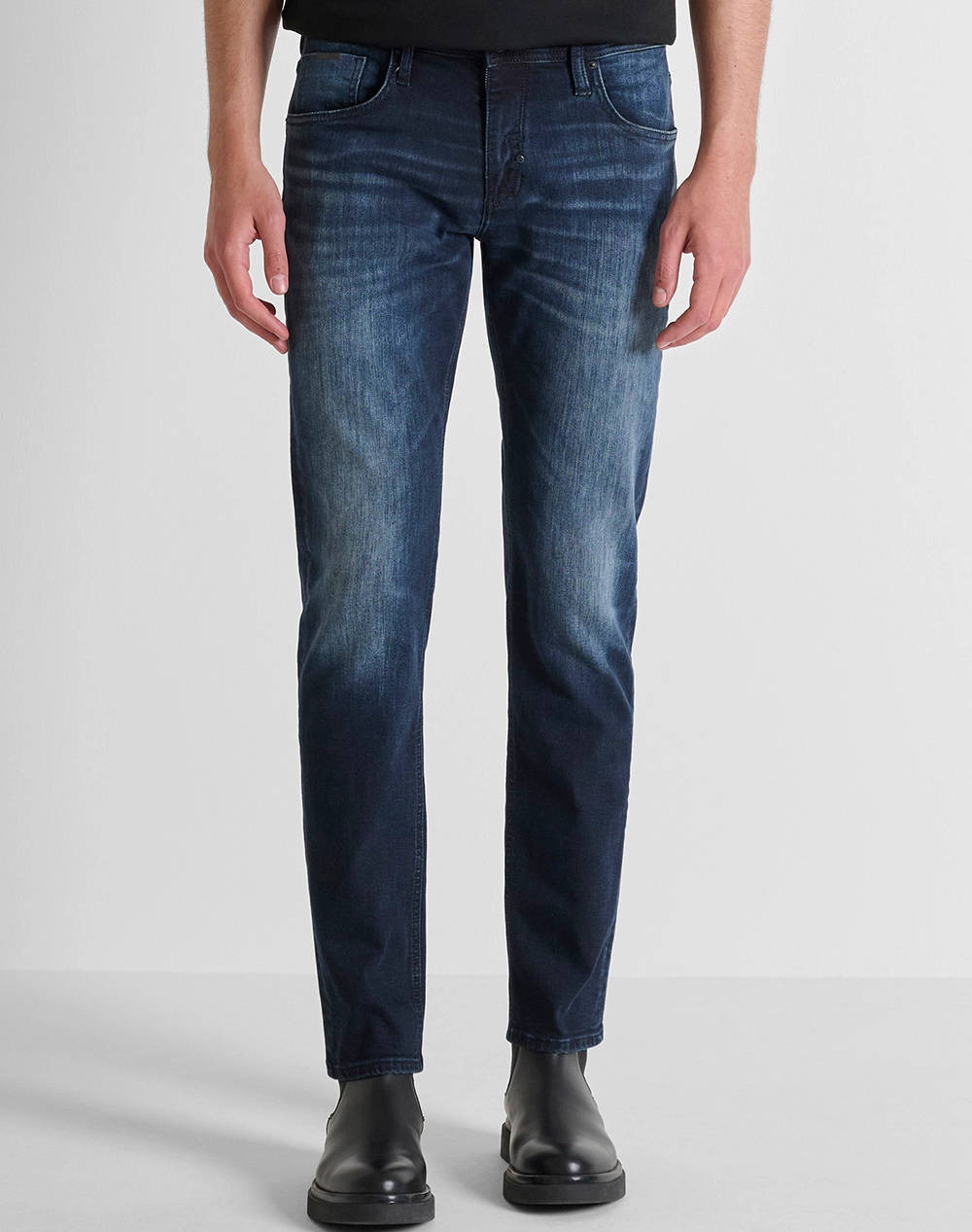 ANTONY MORATO MMDT00282FA7506011W02123 MIN OF 10 JEANS KURT COMFORT TAPERED FIT IN ICONIC BLUE OD DENIM ΠΑΝΤΕΛΟΝΙ ΑΝΔΡΙΚΟ DT28275601W2123-7010 DenimBl