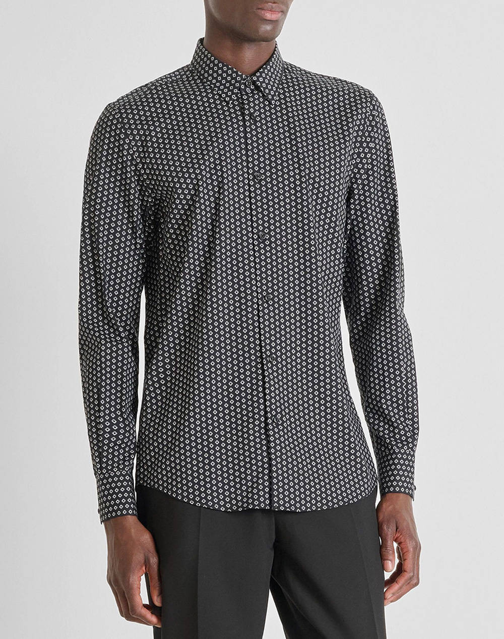 ANTONY MORATO MMSL00628FA430654 MIN OF 6 SHIRT NAPOLI SLIM FIT IN SOFT TOUCH PRINTED COTTON VISCOSE BLEND FABRIC ΜΠΛΟΥΖΑ ΑΝΔΡΙΚΟ SL00628FA430654-9000