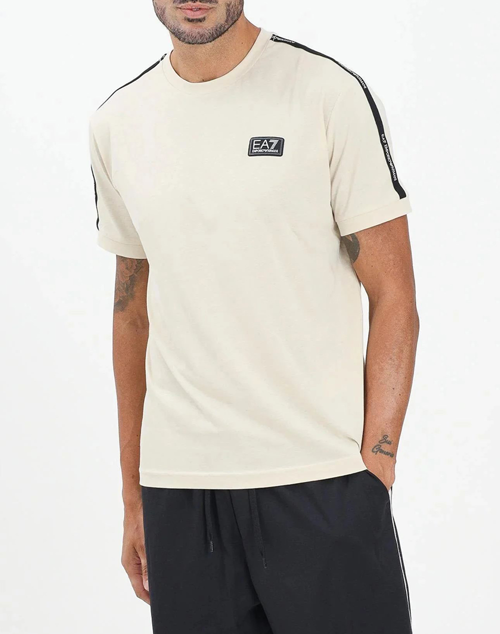 EA7 T-SHIRT 7M000956AF10375-M1218 Ecru