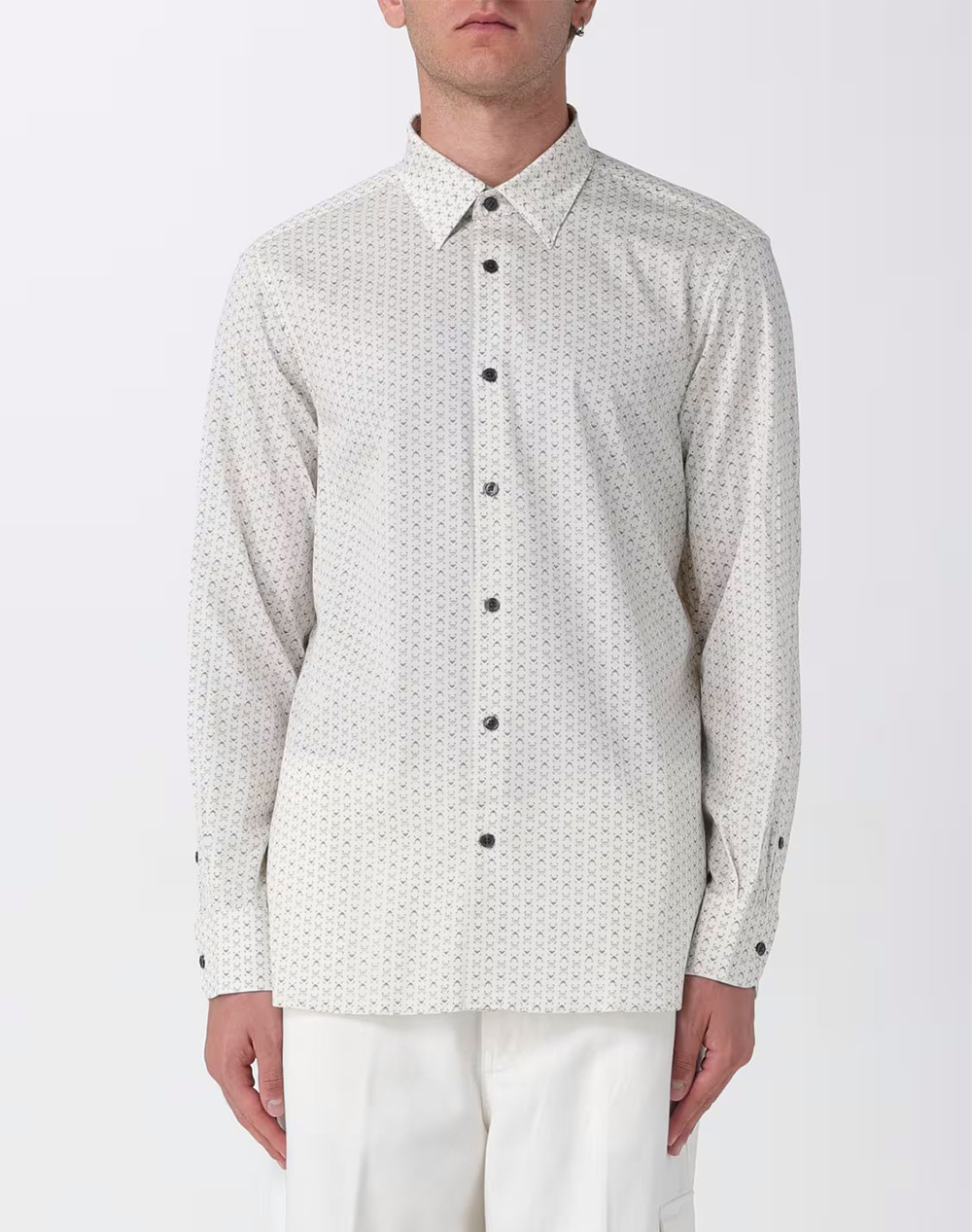EMPORIO ARMANI SHIRT EM001537AF14130-F0139 OffWhite