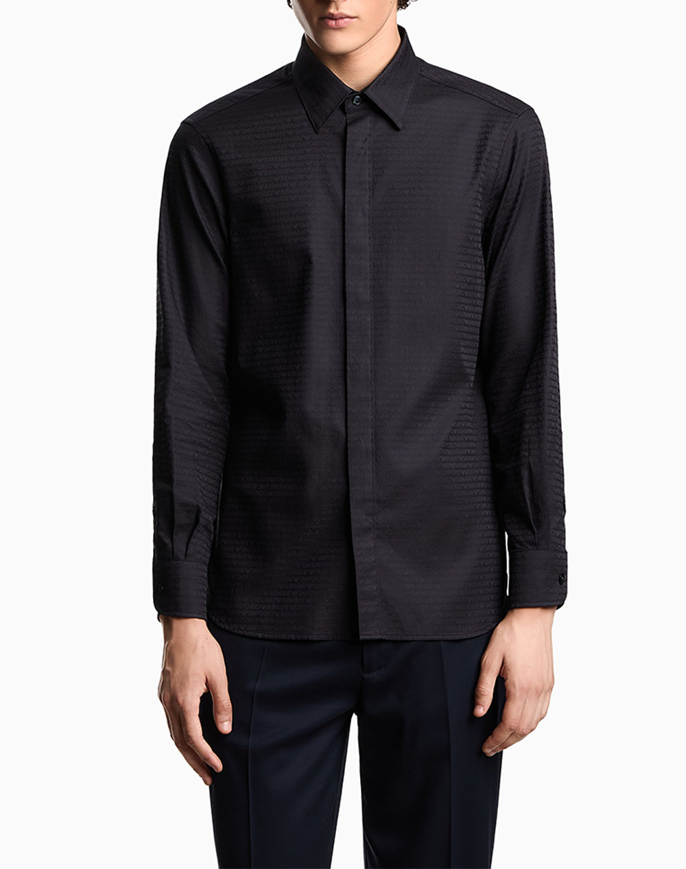 EMPORIO ARMANI SHIRT EM003755AF18123-FC203 Black
