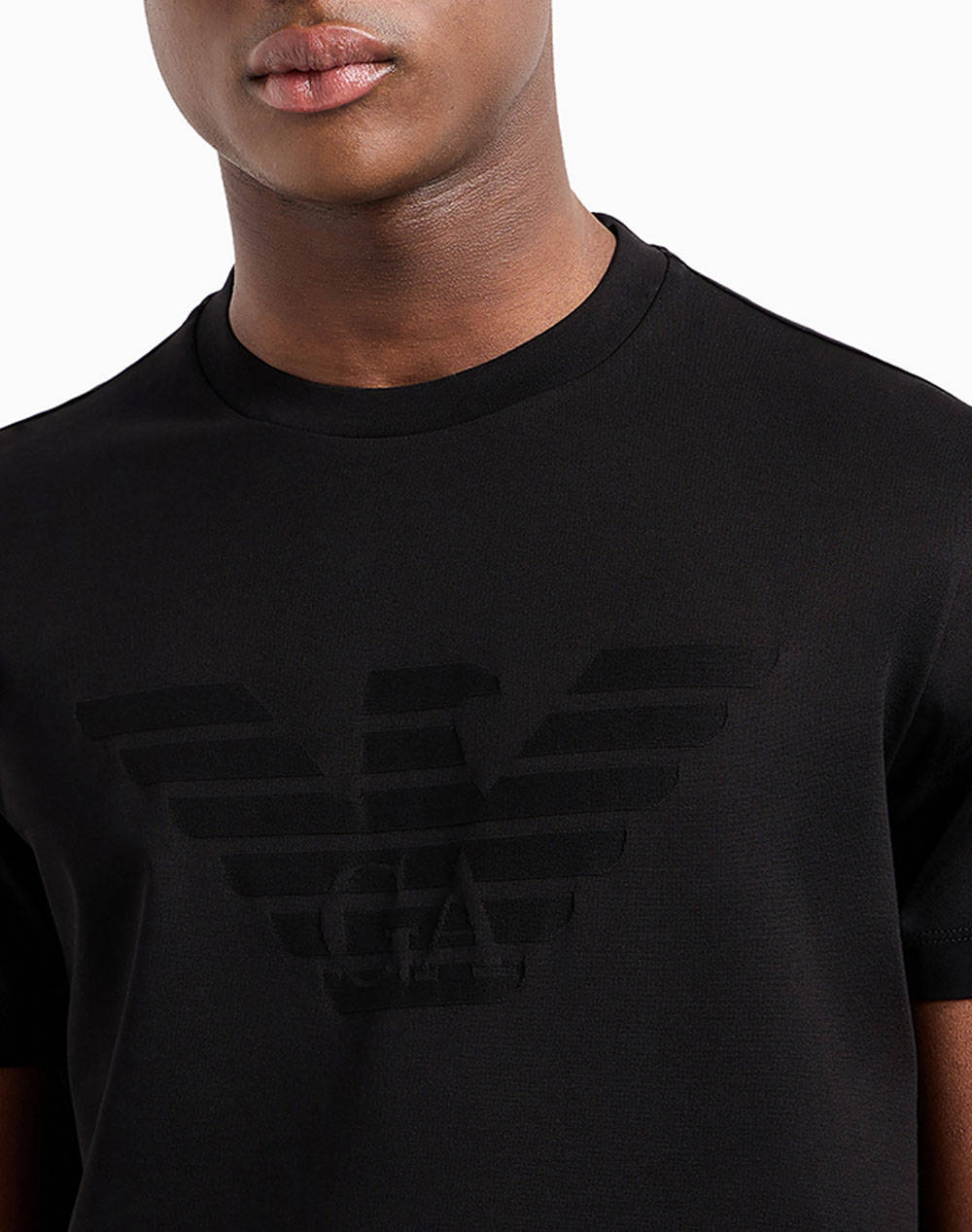 Emporio Armani T-Shirt 8N1Td21Jgyz-0022 Black ανδρικά ρούχα μπλούζες Politikos Shop Πολιτικός