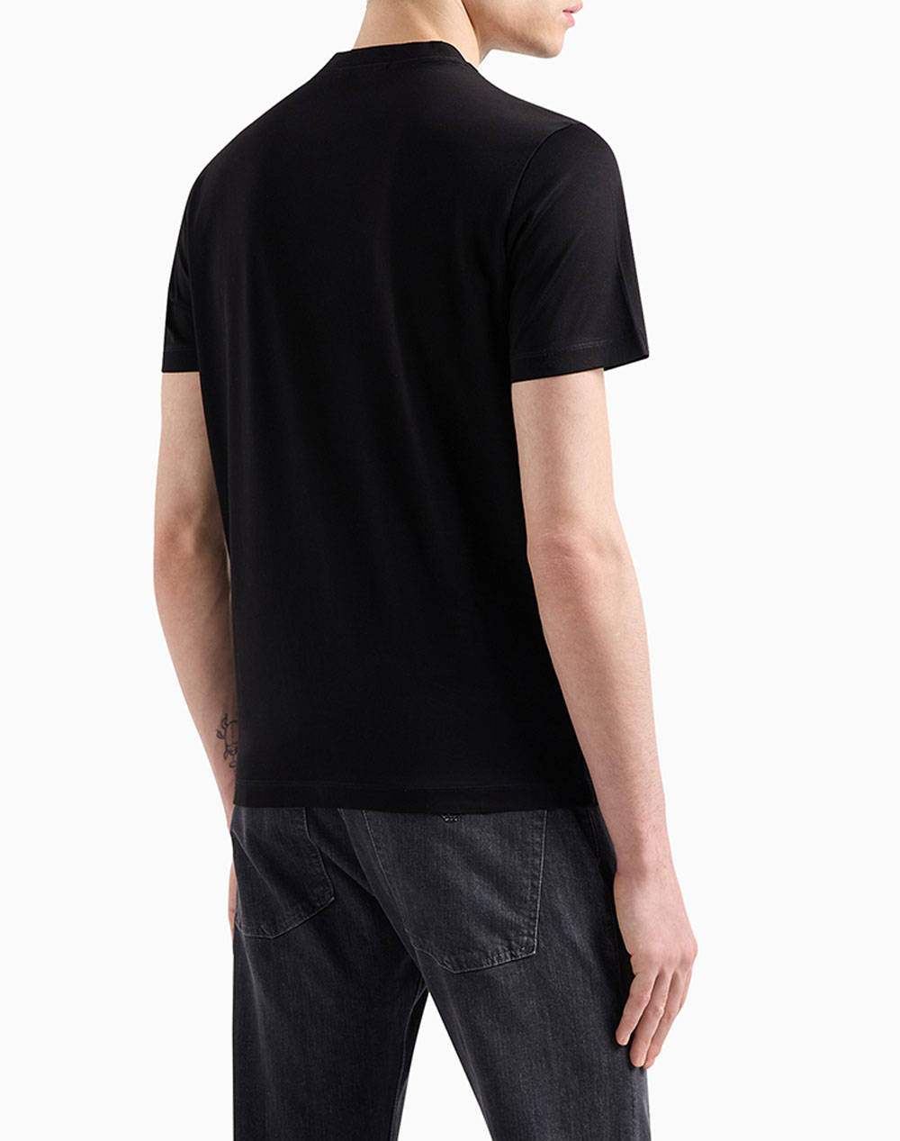 EMPORIO ARMANI T-SHIRT 8N1TD21JGYZ-0021 TotalBlack φωτογραφία