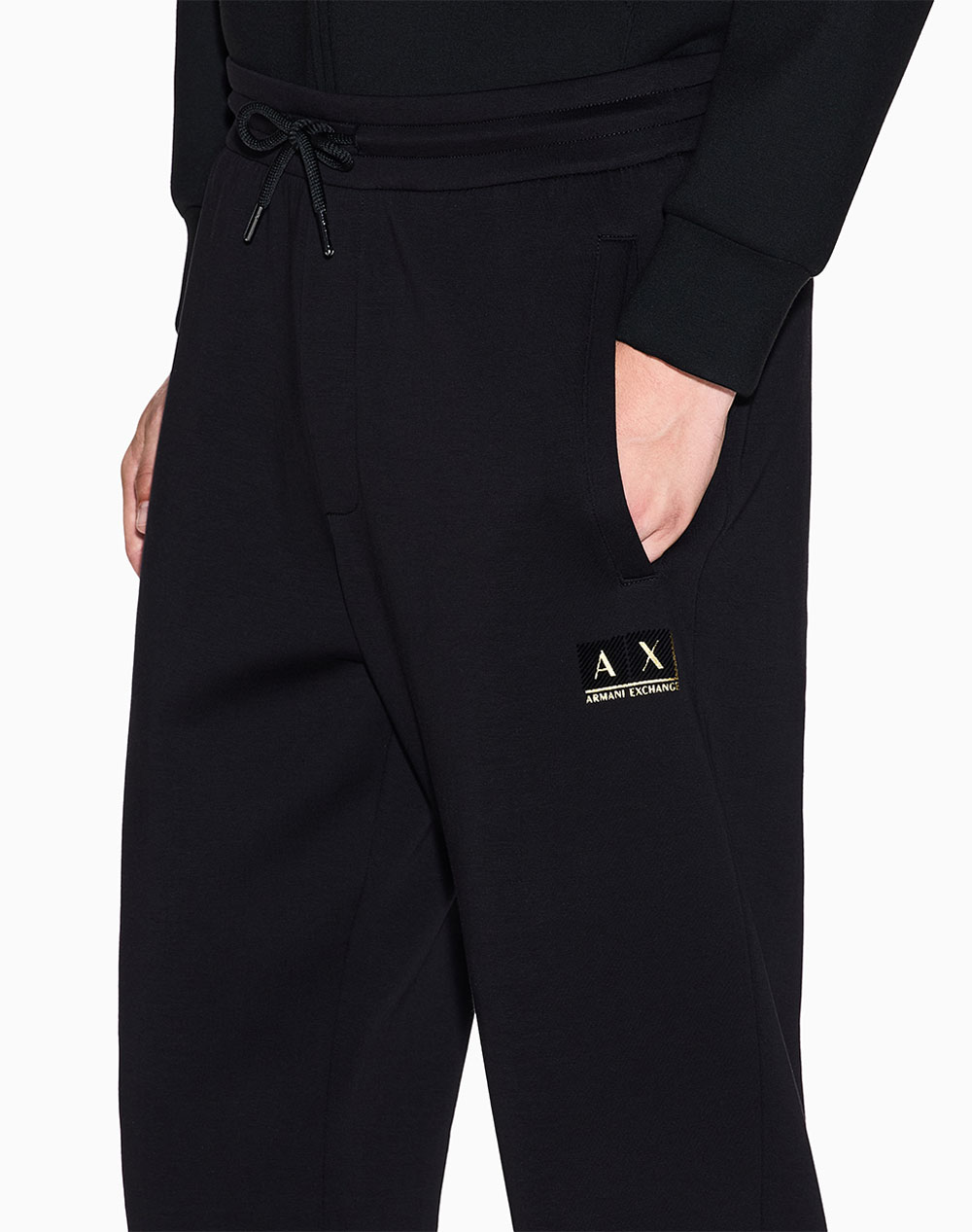 ARMANI EXCHANGE TROUSER XM001886AF10818-MC004 Black φωτογραφία