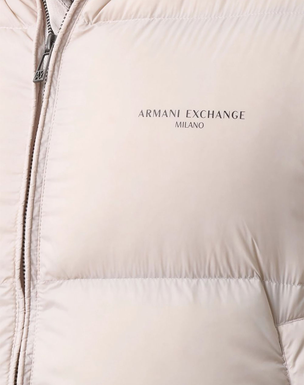 Armani Exchange Down Jacket Xm001115Af16589-U1013 Biege ανδρικά ρούχα Πανωφορια μπουφάν Politikos Shop Πολιτικός