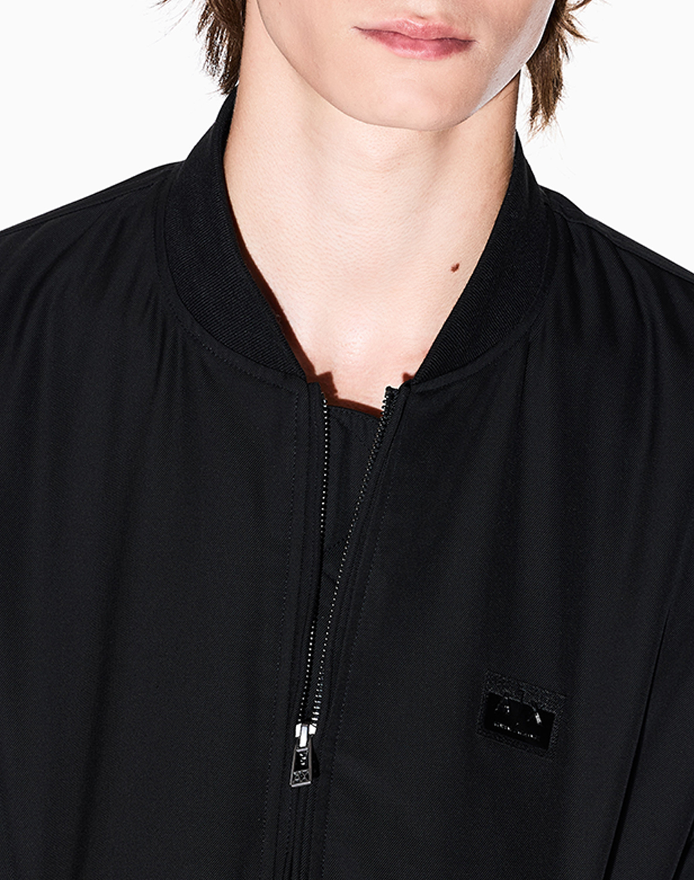 Armani Exchange Blouson Jacket Xm001137Af16672-Uc001 Black ανδρικά ρούχα Πανωφορια μπουφάν Politikos Shop Πολιτικός