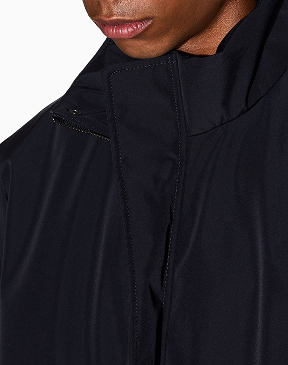 Armani Exchange Trench Xm001578Af16926-Ub101 Darkblue ανδρικά ρούχα Πανωφορια μπουφάν Politikos Shop Πολιτικός