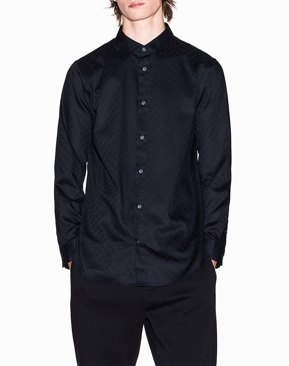 ARMANI EXCHANGE SHIRT XM001142AF13131-FC022 Black