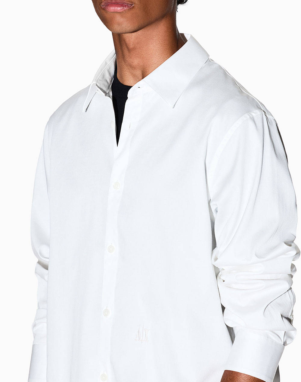 ARMANI EXCHANGE SHIRT XM000339AF10192-U0009 OffWhite φωτογραφία
