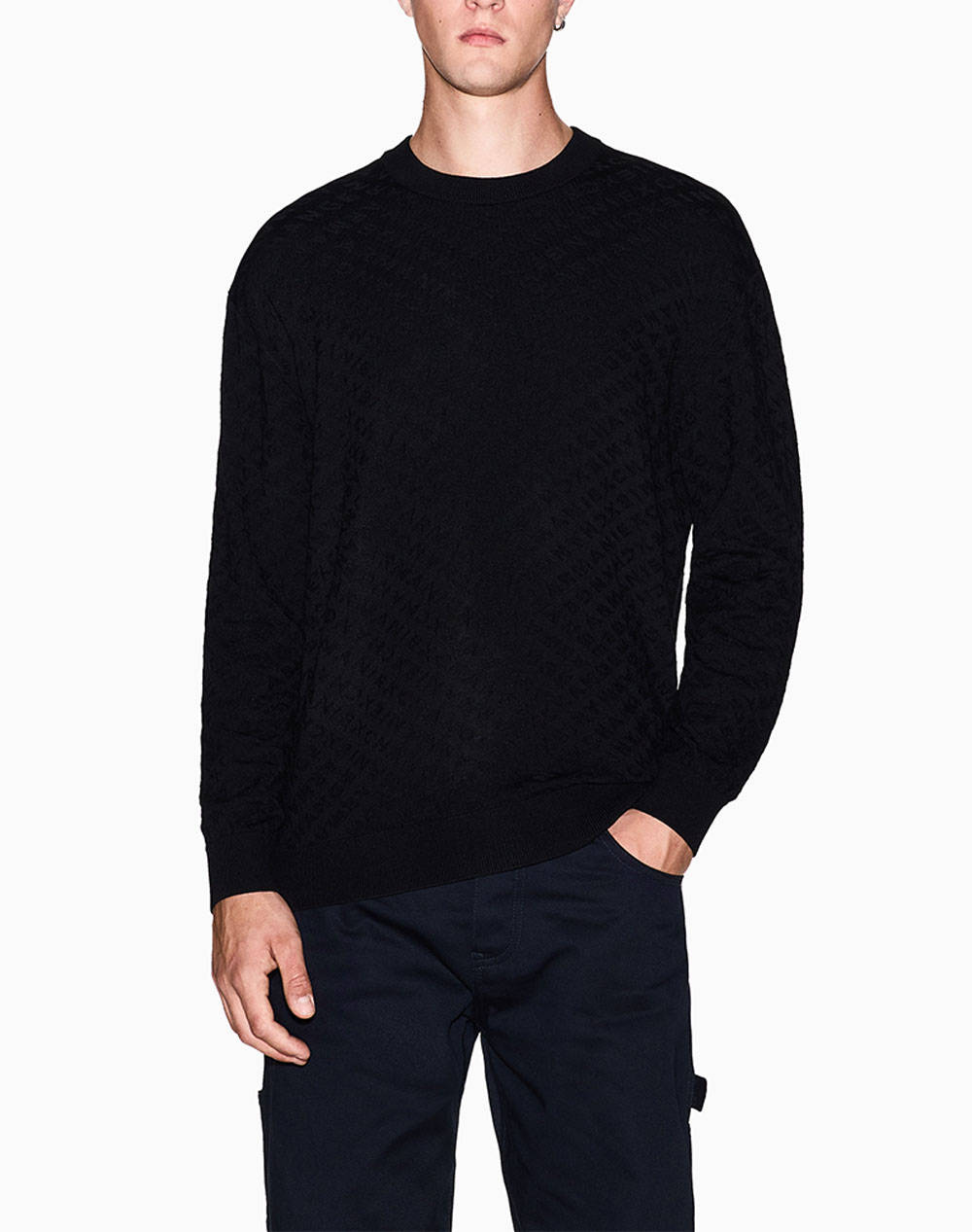 ARMANI EXCHANGE PULLOVER XM001316AF10454-UC001 Black