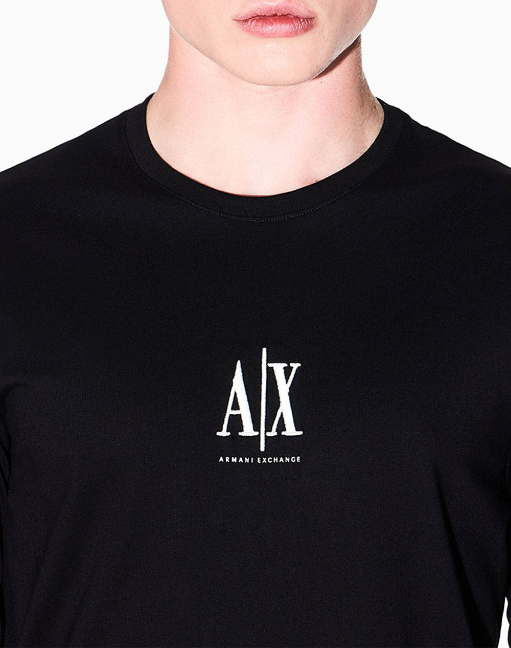 ARMANI EXCHANGE T-SHIRT XM000364AF12308-UC001 Black φωτογραφία