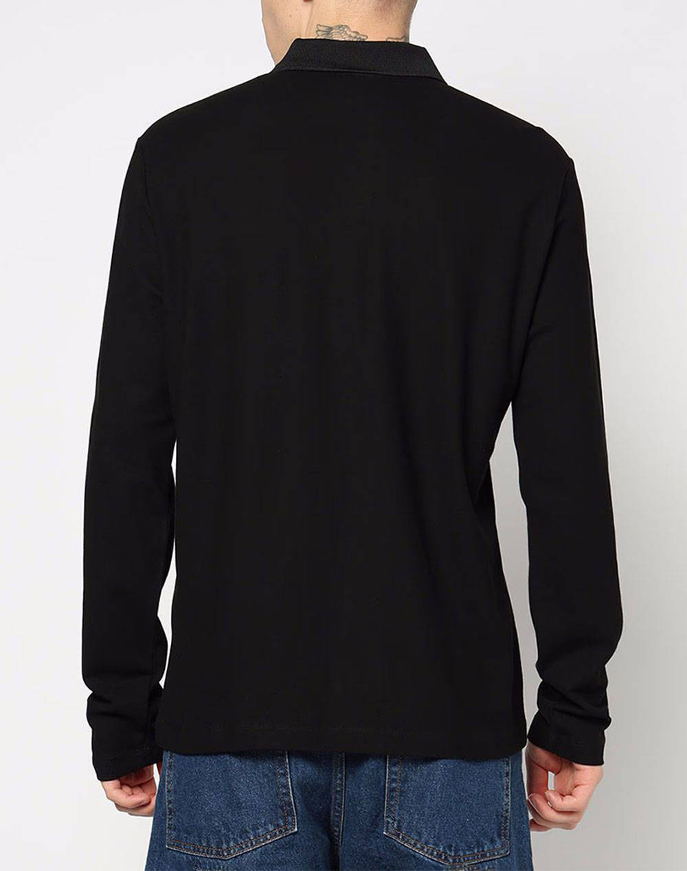 ARMANI EXCHANGE POLO SHIRT XM001394AF16262-UC001 Black φωτογραφία