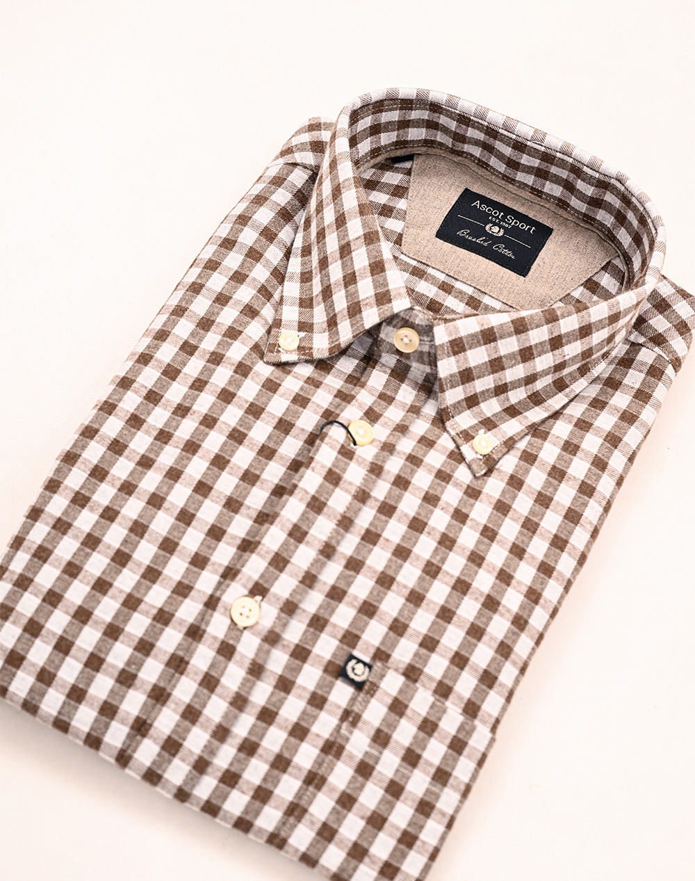 ASCOTT ΠΟΥΚΑΜΙΣΟ 15284209-32 Brown φωτογραφία