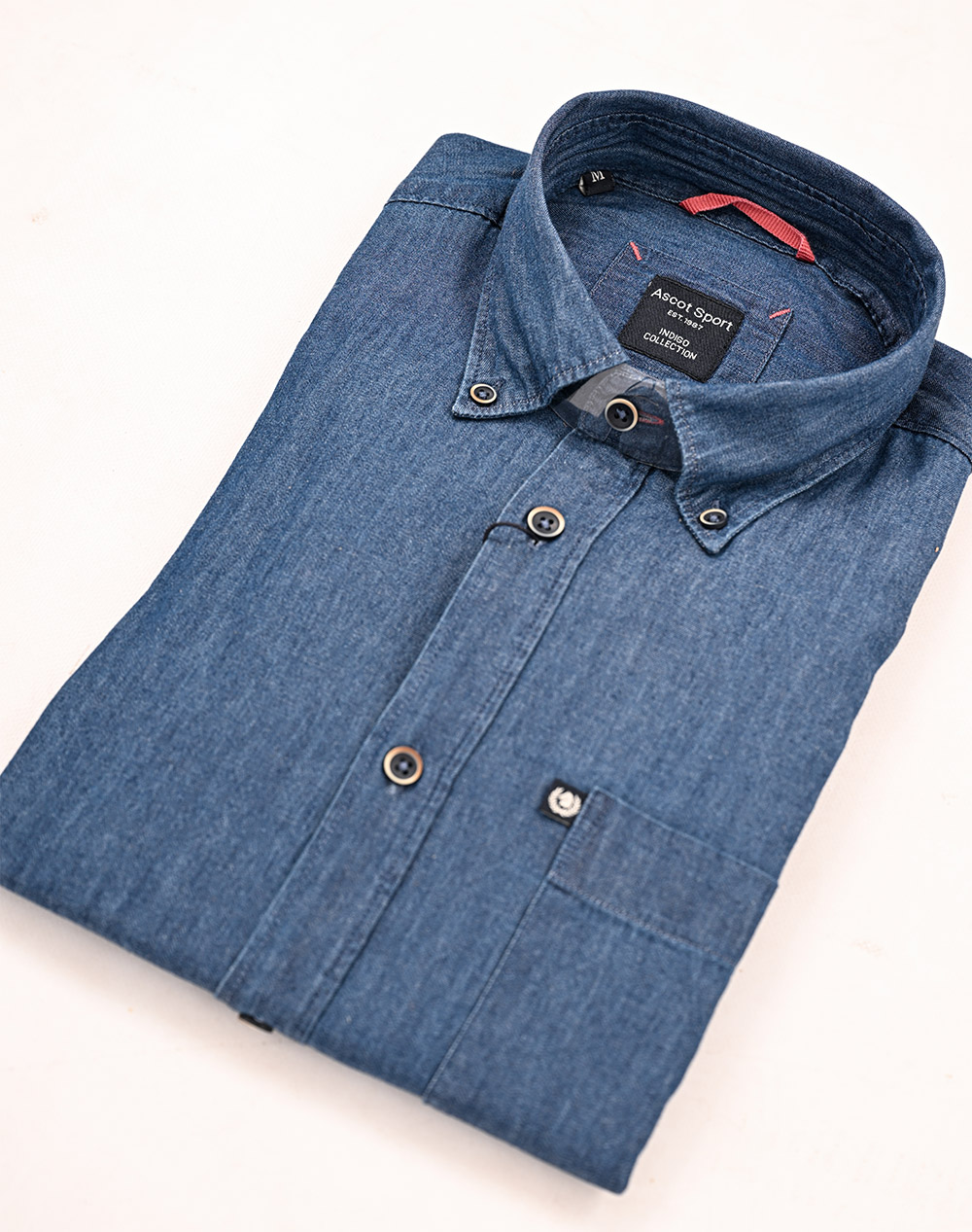 ASCOTT ΠΟΥΚΑΜΙΣΟ 15267209-02 DenimBlue φωτογραφία