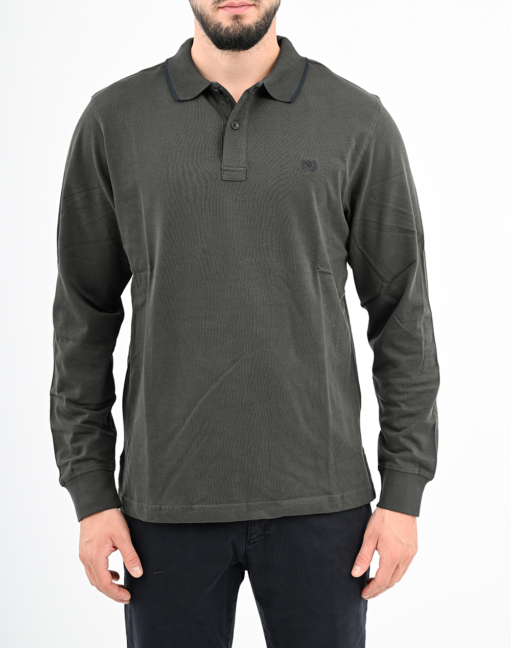 Ascott Μπλούζα Polo 15281317-74 Darkgreen ανδρικά ρούχα μπλούζες Politikos Shop Πολιτικός