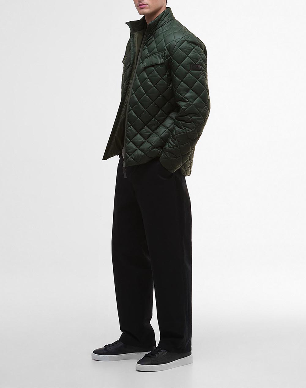 BARBOUR INTERNATIONAL ΜΠΟΥΦΑΝ QUILT MQU1824-BISG71 DarkOliveGreen φωτογραφία